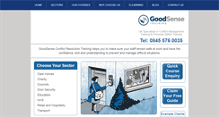 Desktop Screenshot of good-sense.co.uk